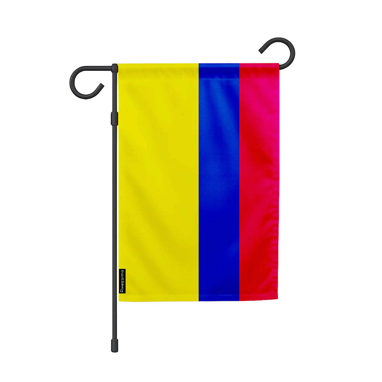 Drapeau jardin colombie polyester résistant vertical