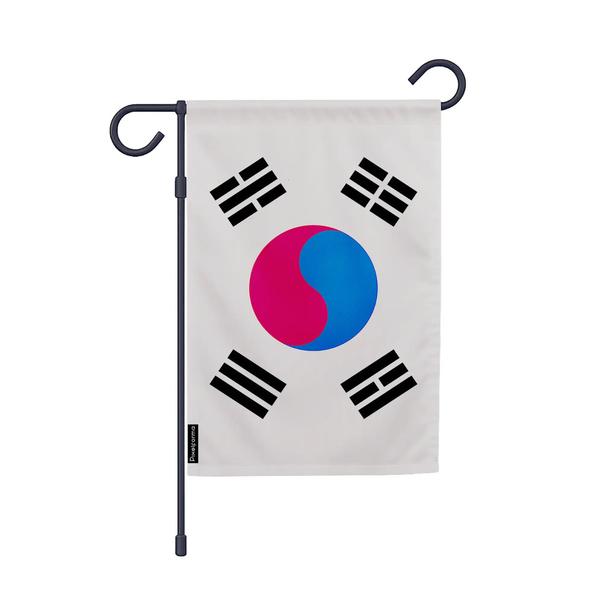 Drapeau jardin corée du sud polyester résistant vertical