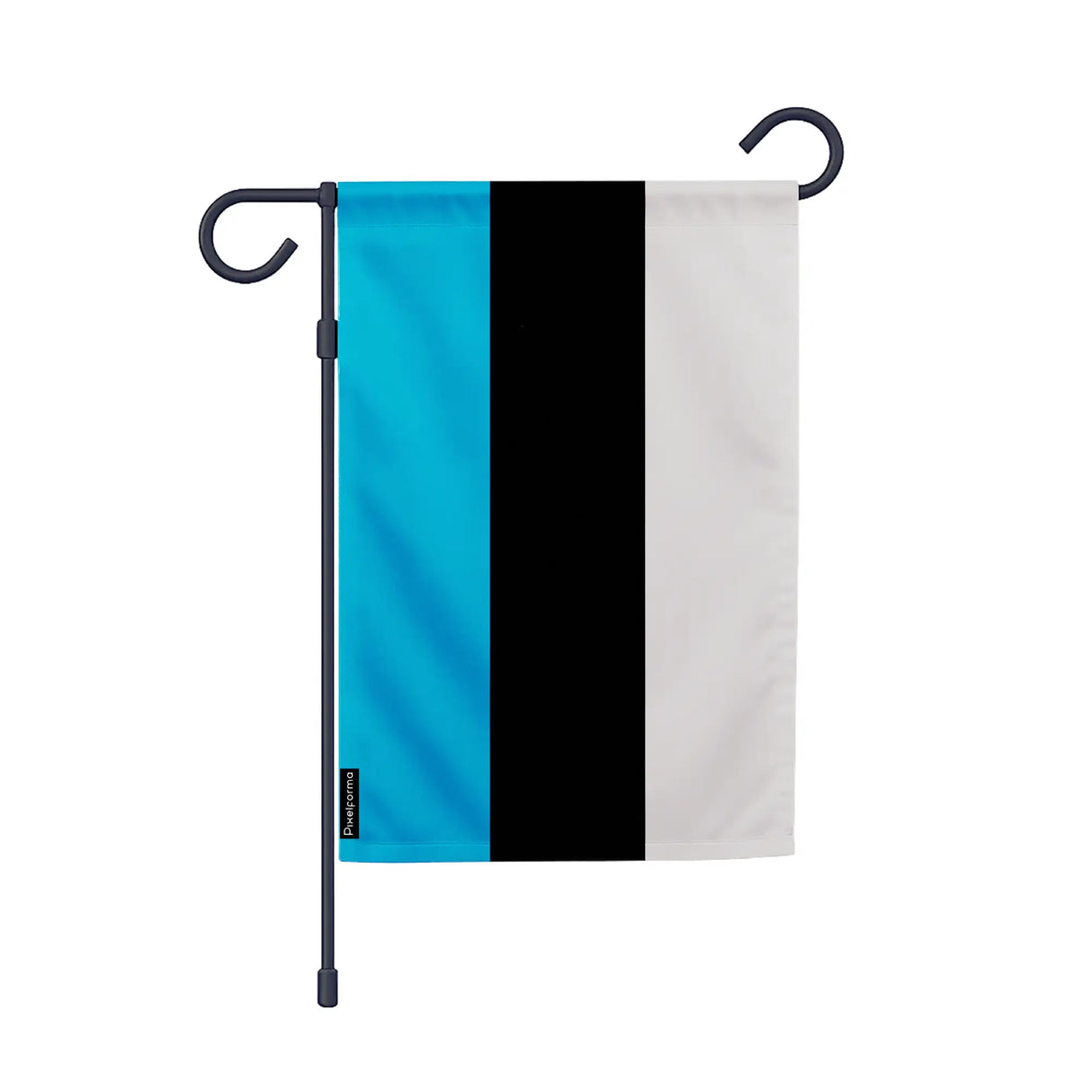 Drapeau jardin estonie polyester résistant format vertical