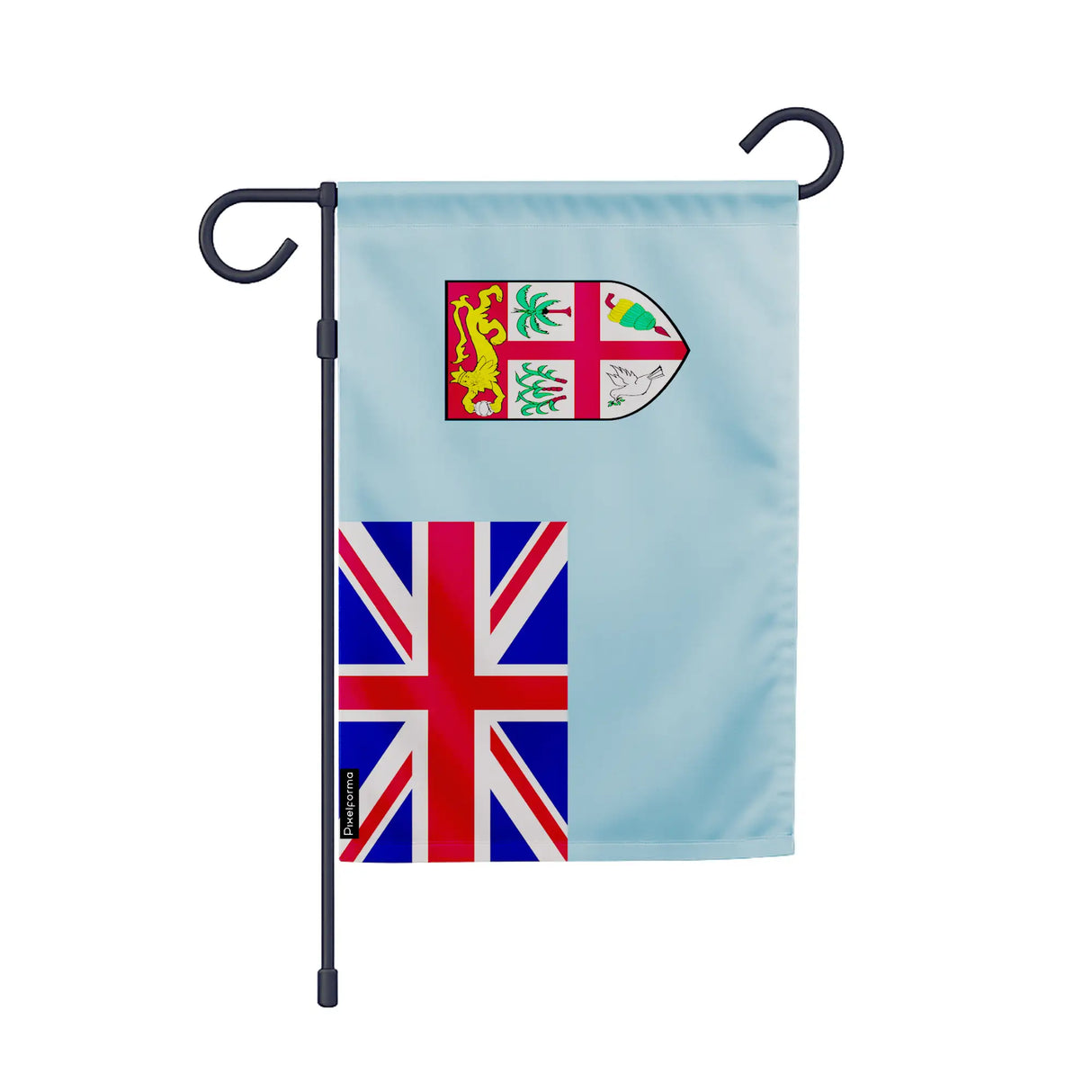 Drapeau jardin fidji polyester résistant format vertical