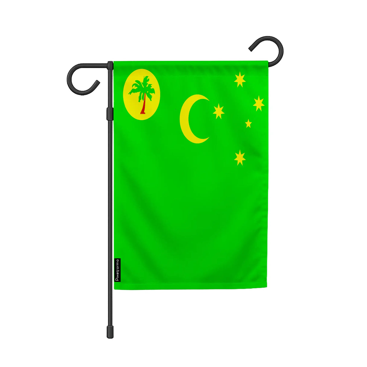 Drapeau jardin îles cocos polyester résistant intempéries