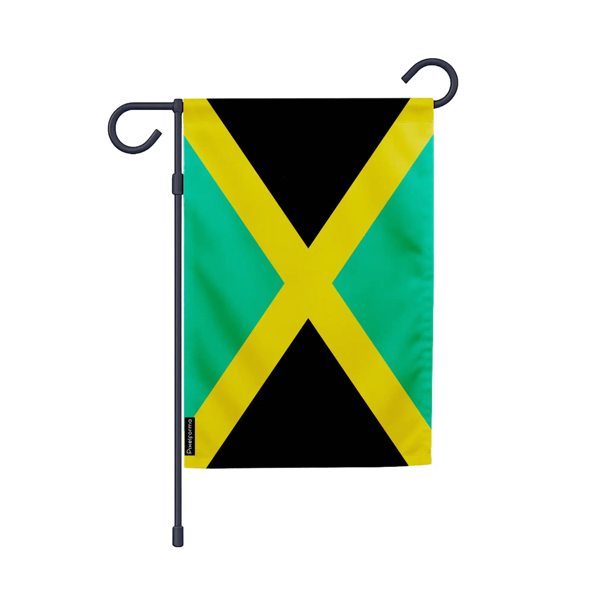 Drapeau jardin jamaïque polyester résistant aux intempéries