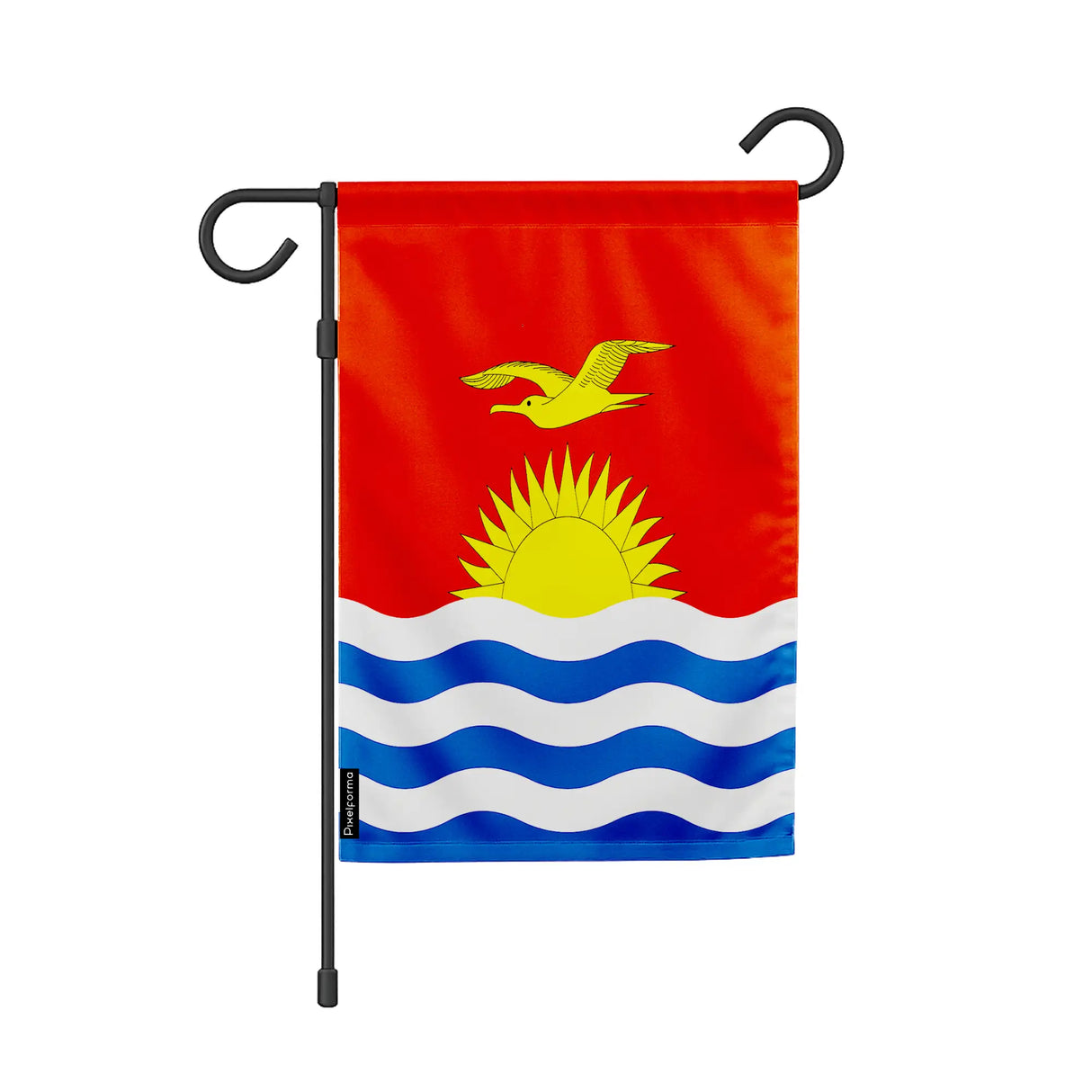 Drapeau jardin kiribati polyester résistant couleurs vives