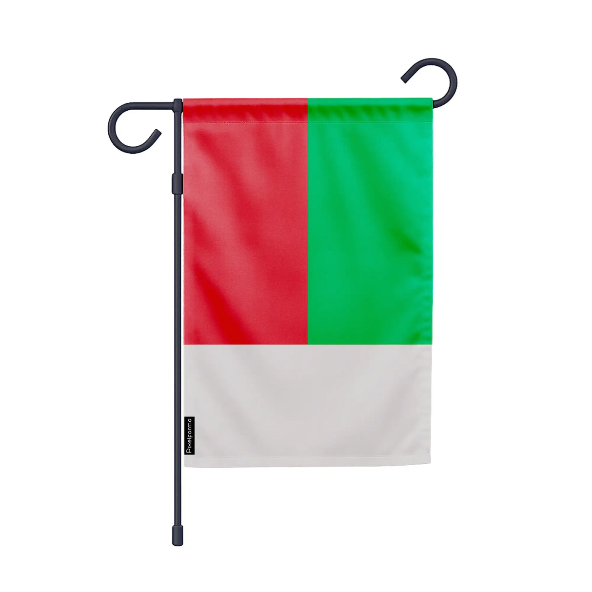 Drapeau jardin madagascar polyester résistant vertical