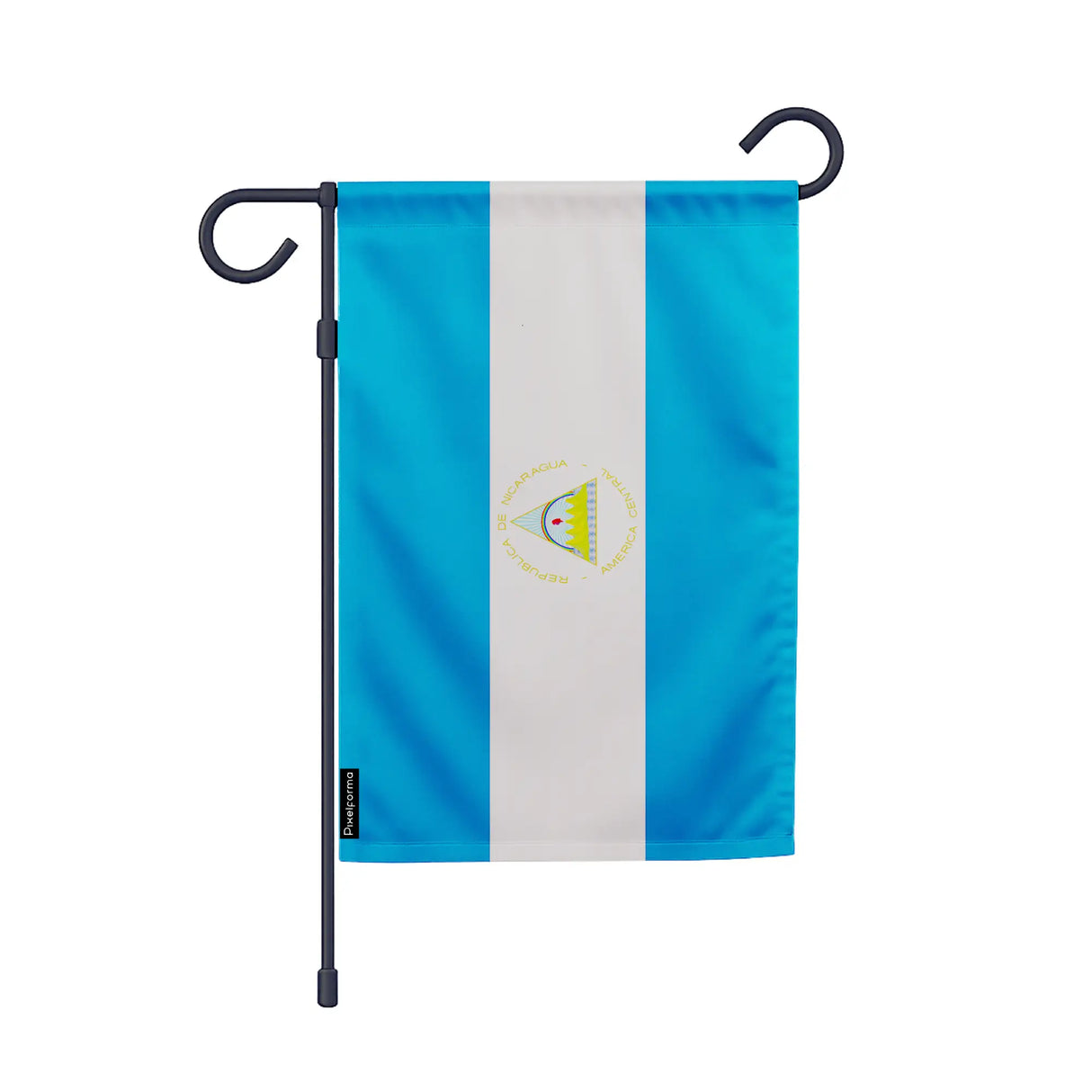 Drapeau jardin nicaragua polyester résistant vertical
