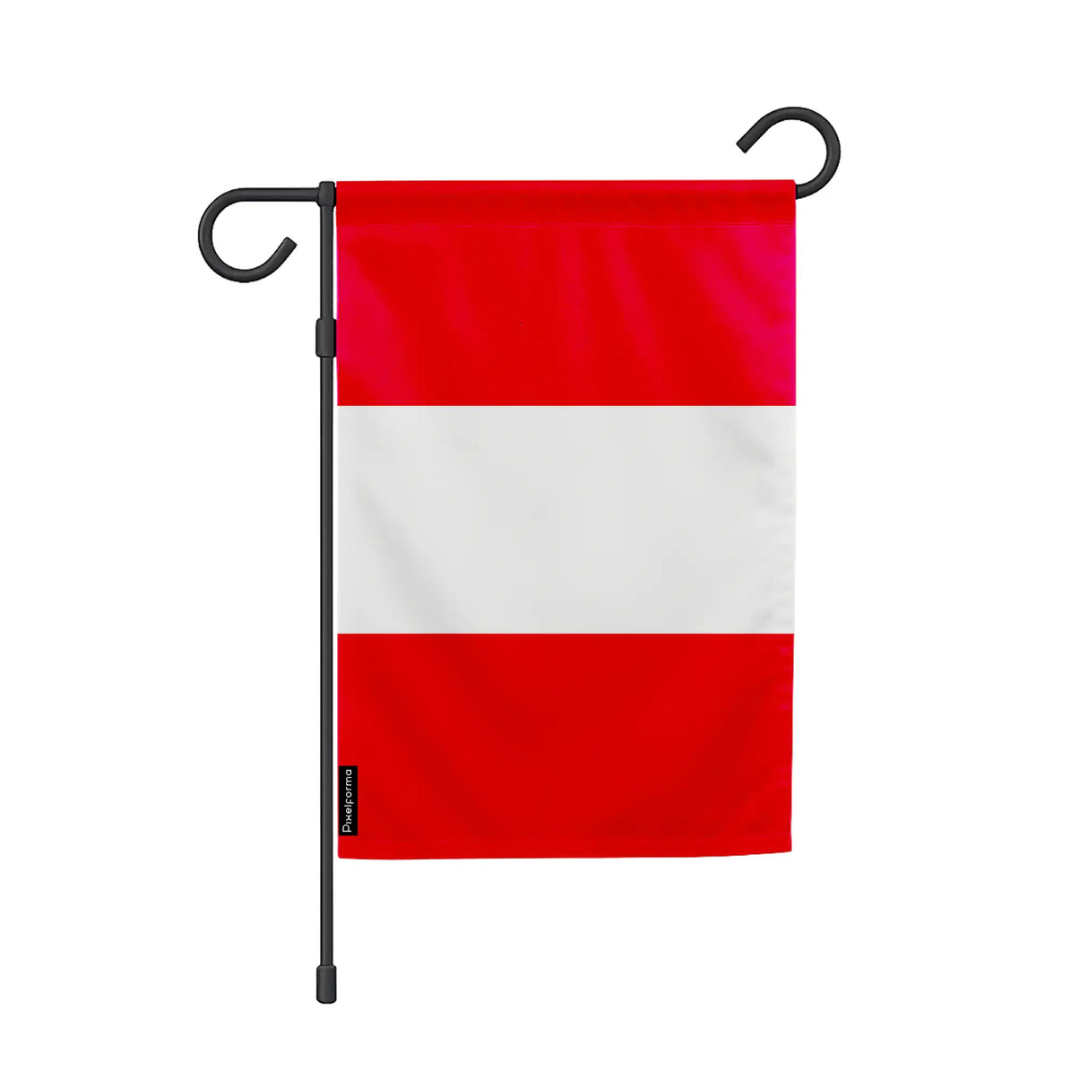 Drapeau jardin pérou polyester résistant format vertical