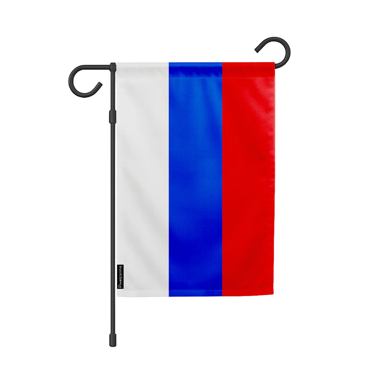 Drapeau jardin russie polyester résistant format vertical