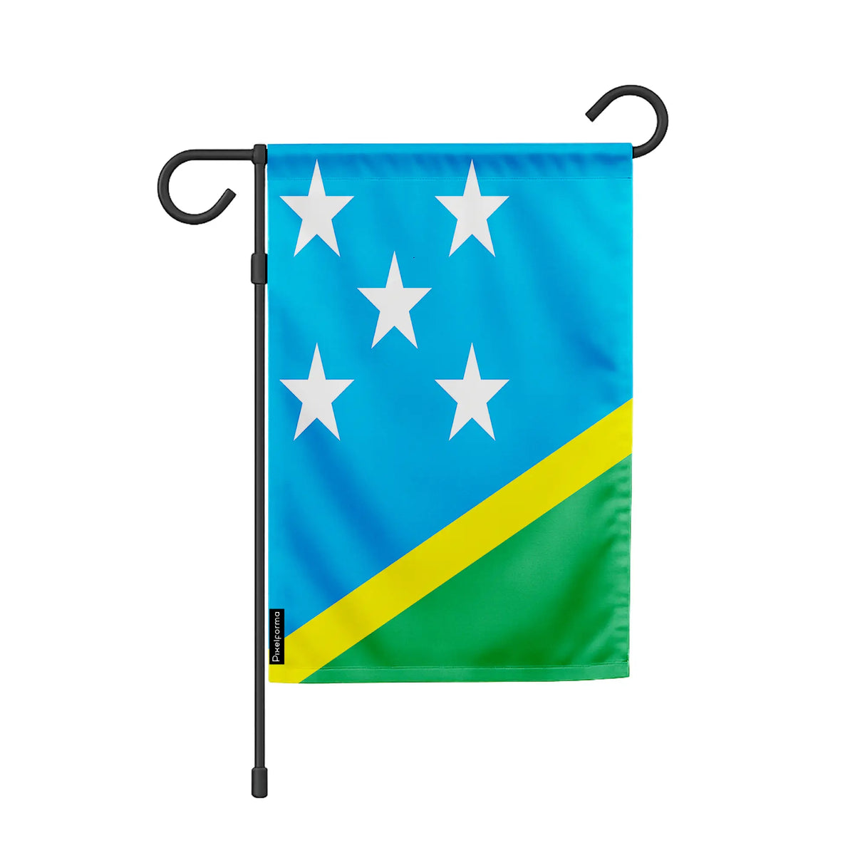 Drapeau jardin salomon polyester résistant intempéries