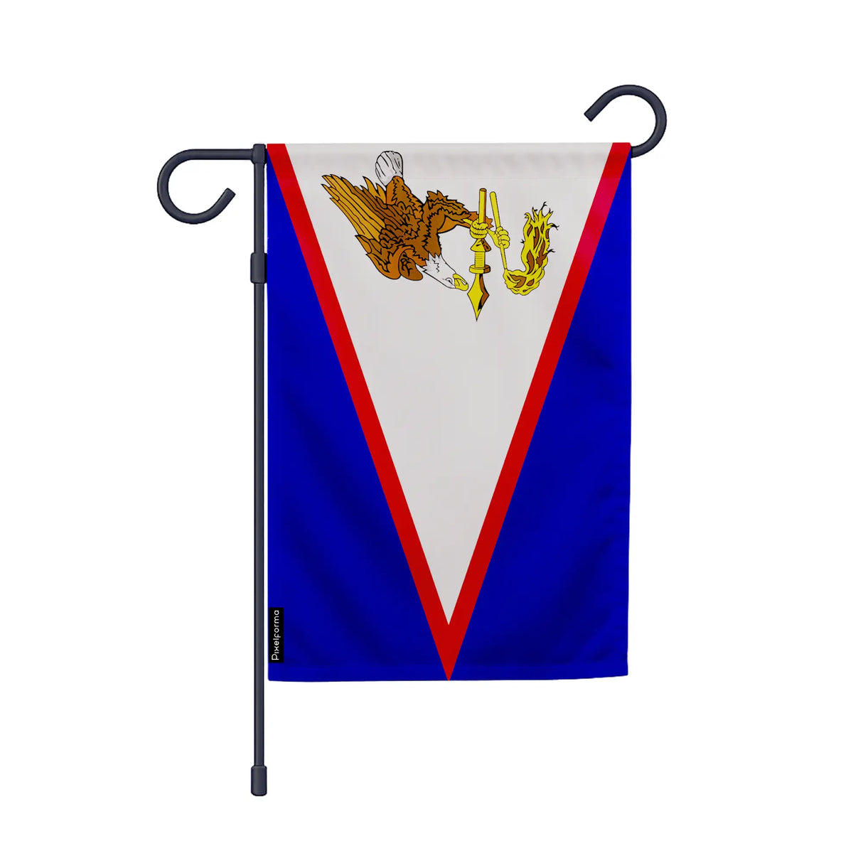 Drapeau jardin samoa américaines polyester résistant vertical