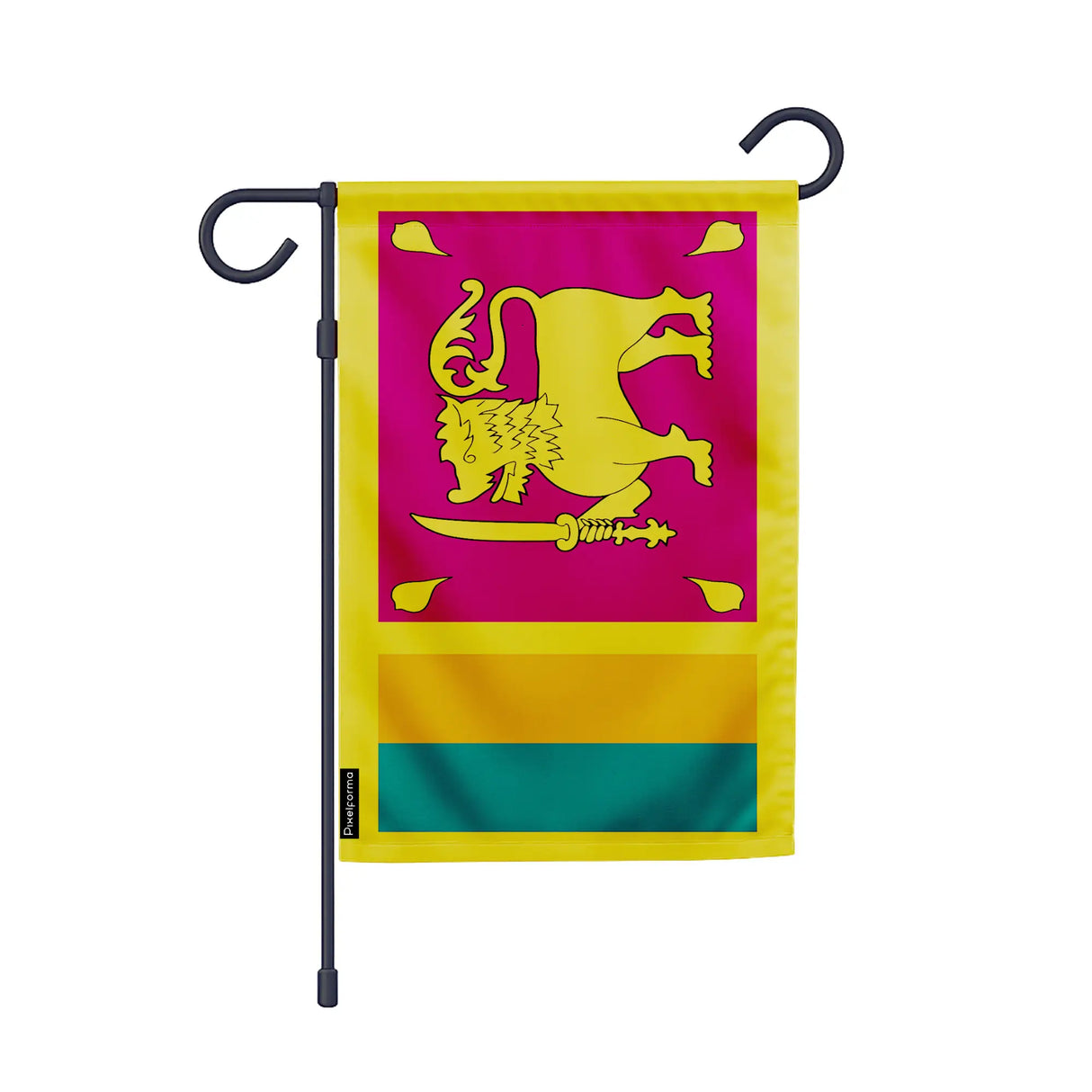Drapeau jardin sri lanka polyester résistant intempéries