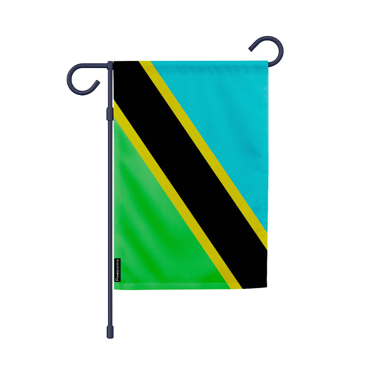 Drapeau jardin tanzanie polyester résistant vertical