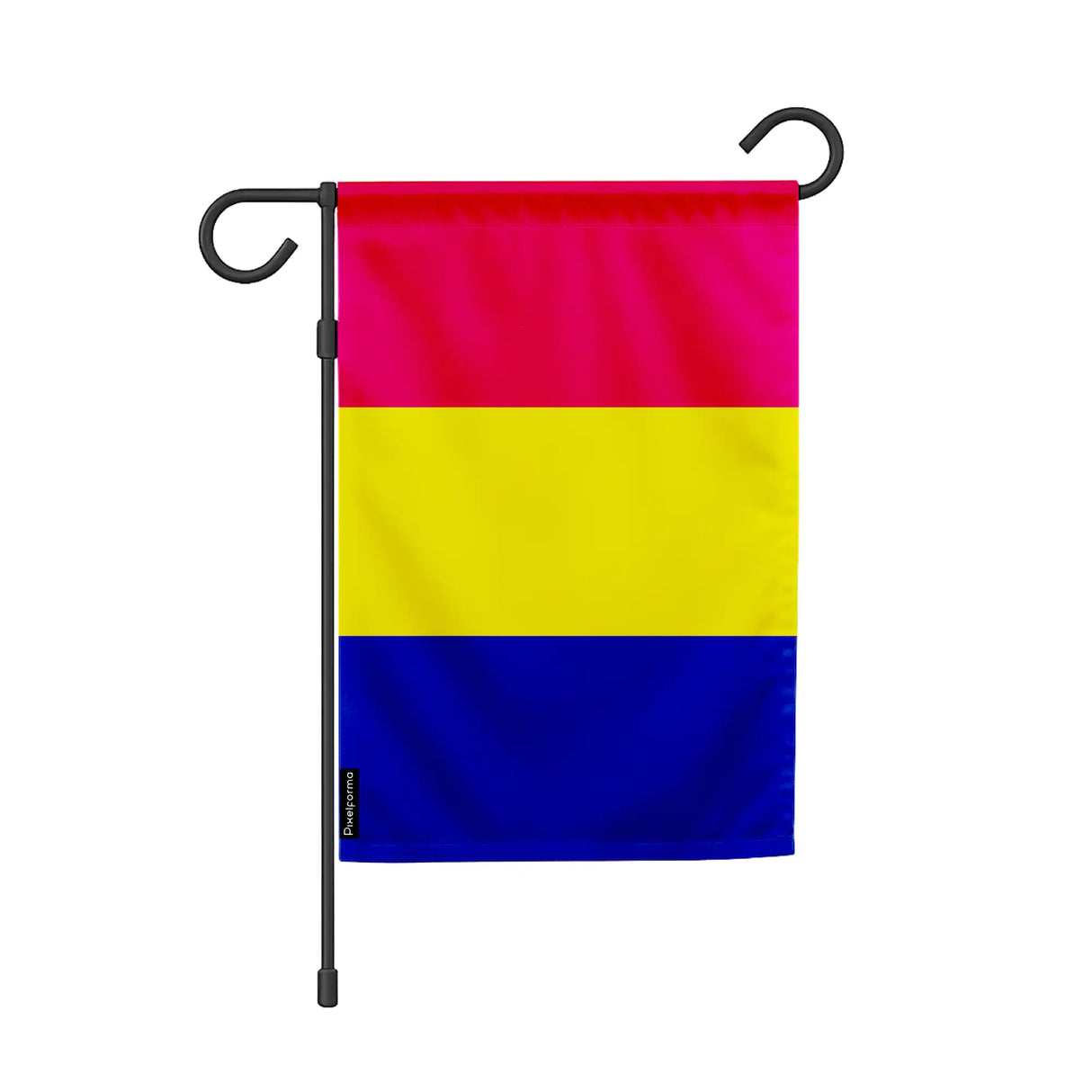 Drapeau jardin tchad polyester résistant format vertical