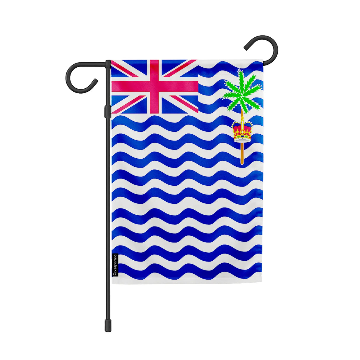 Drapeau jardin territoire britannique polyester résistant