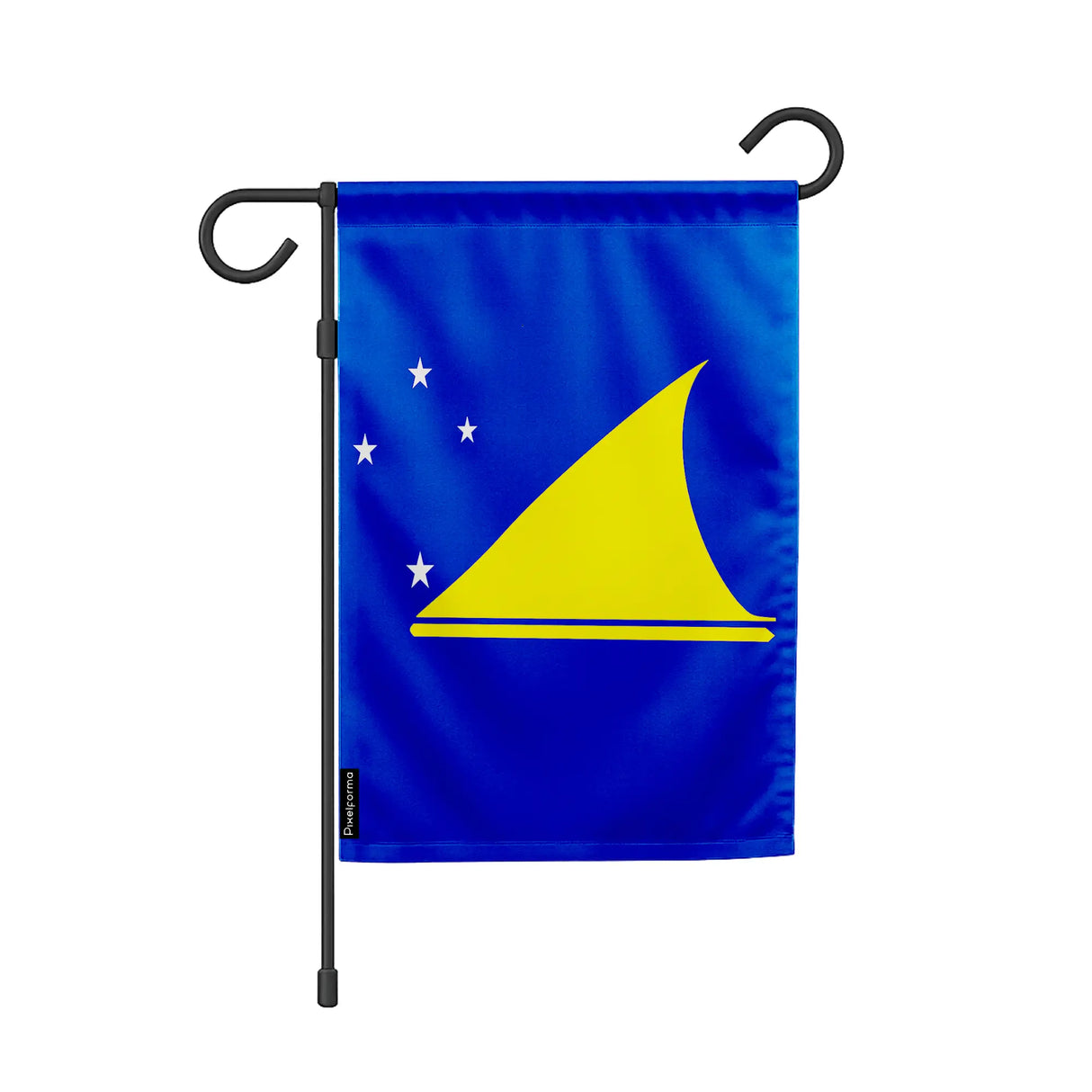 Drapeau jardin tokelau polyester résistant format horizontal