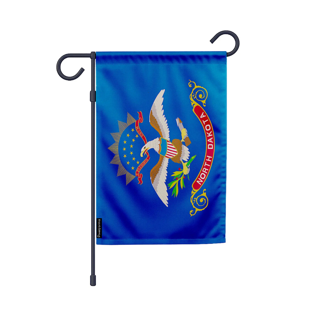 Drapeau jardin vertical dakota du nord polyester résistant