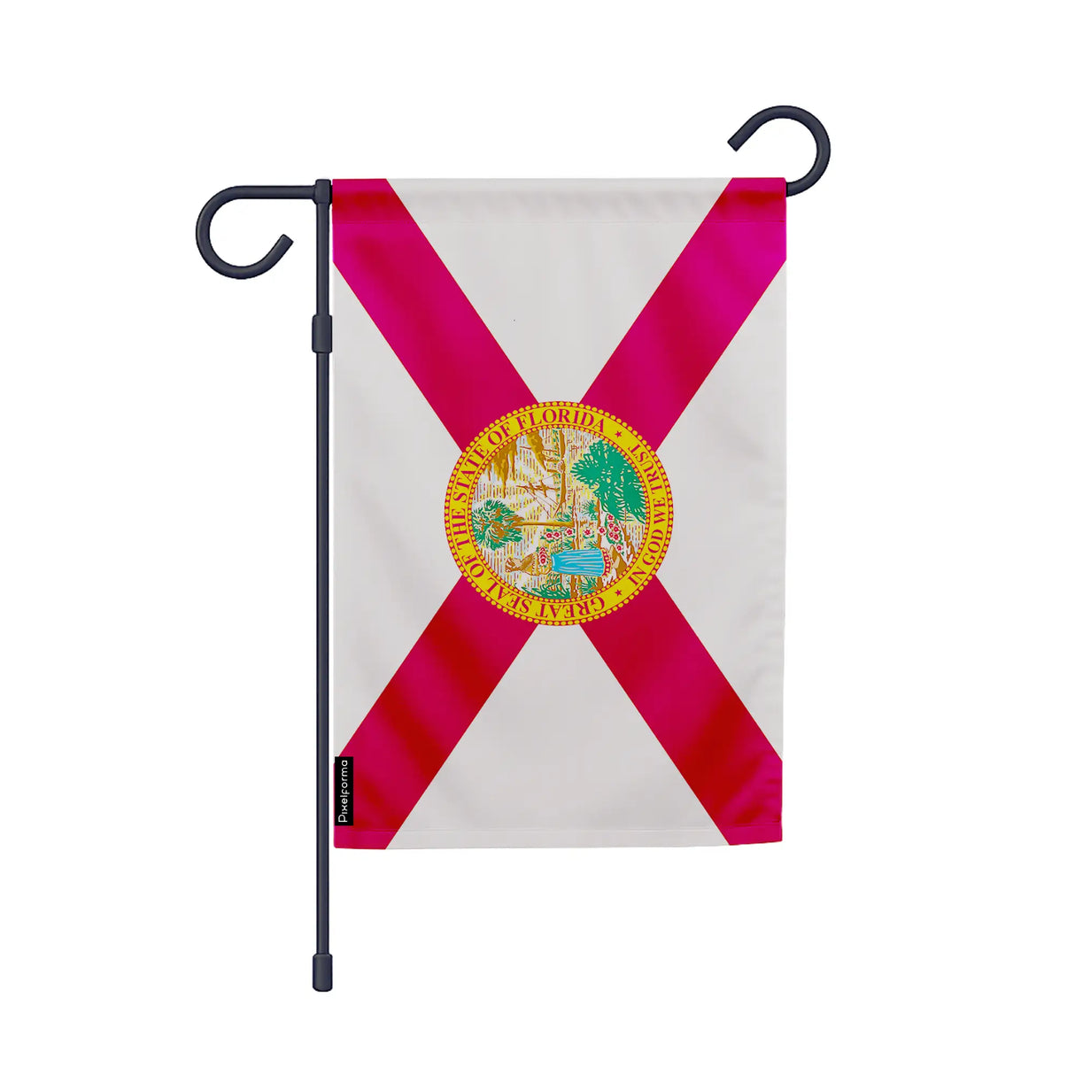 Drapeau jardin vertical floride polyester résistant couleurs