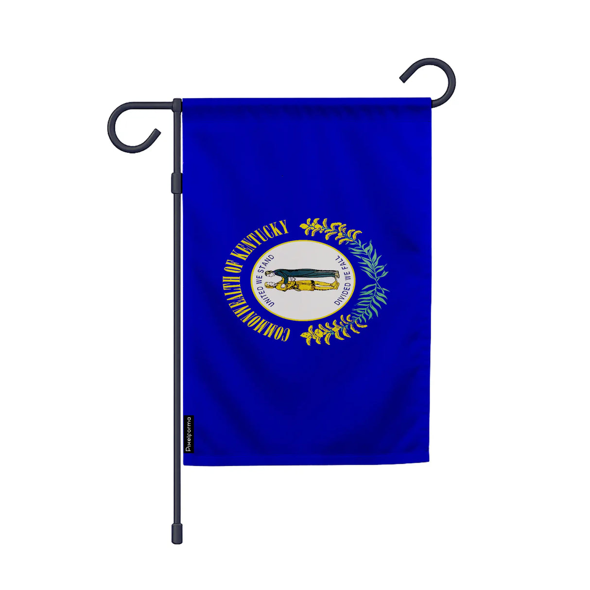 Drapeau jardin vertical kentucky en polyester résistant