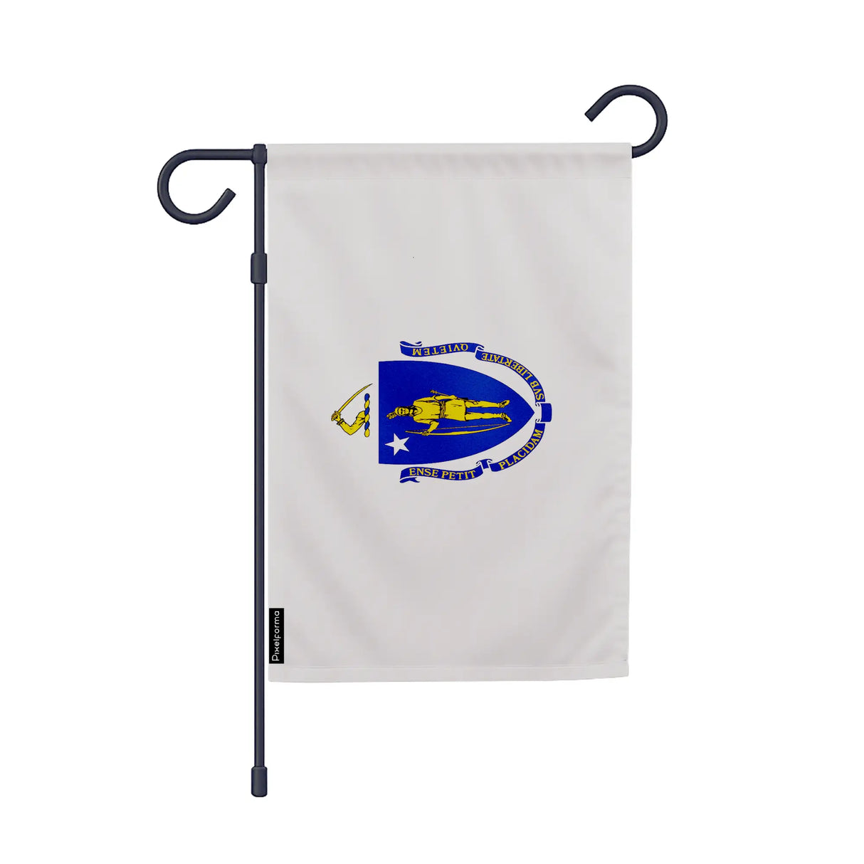 Drapeau jardin vertical massachusetts polyester résistant