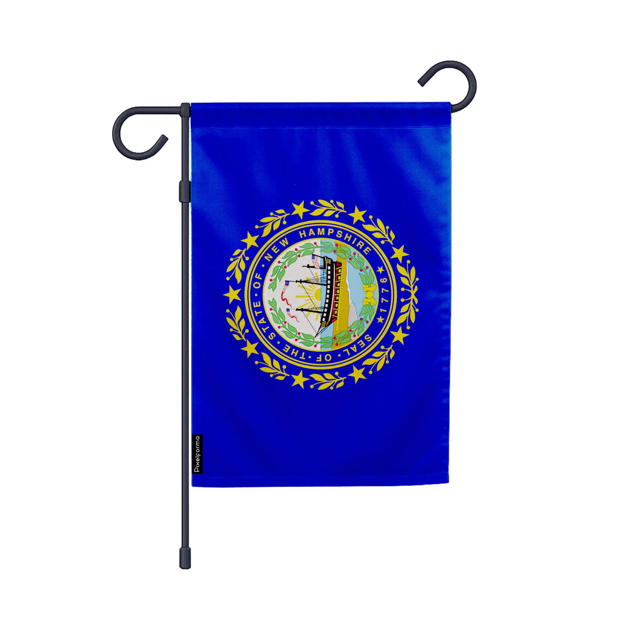 Drapeau jardin vertical new hampshire polyester résistant