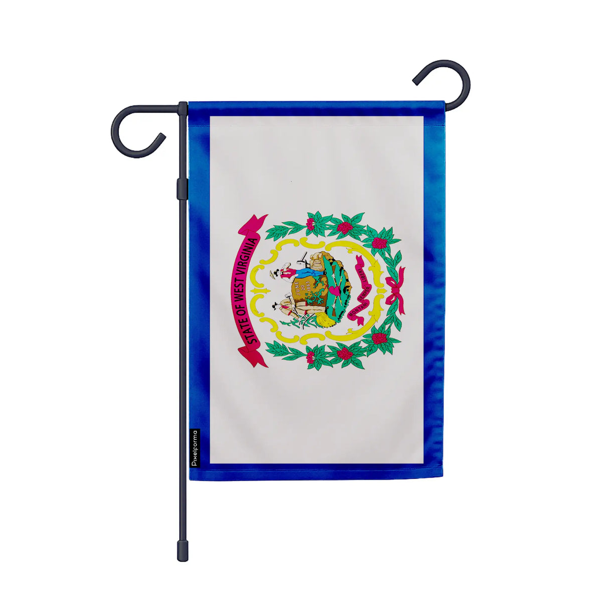 Drapeau jardin vertical virginie-occidentale polyester durable