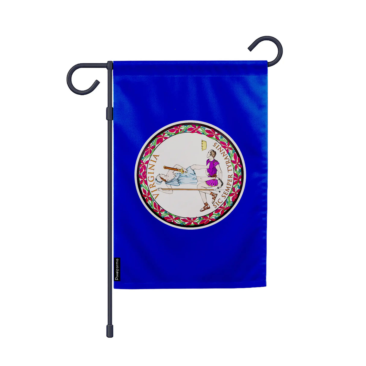 Drapeau jardin vertical virginie polyester résistant