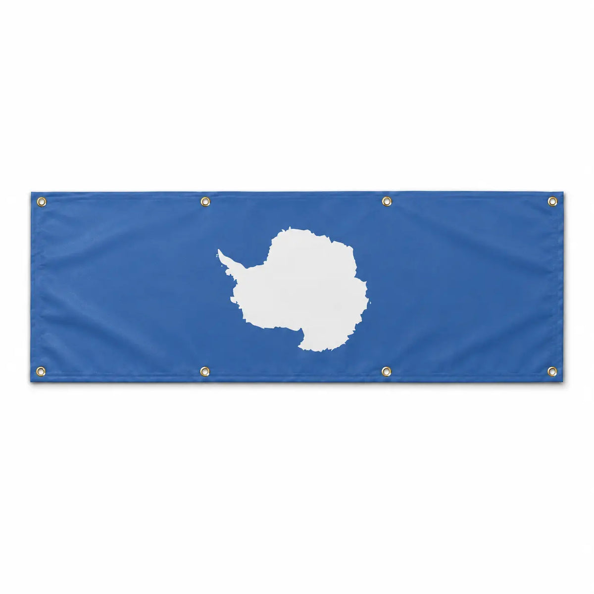 Drapeau antarctique polyester résistant avec œillets