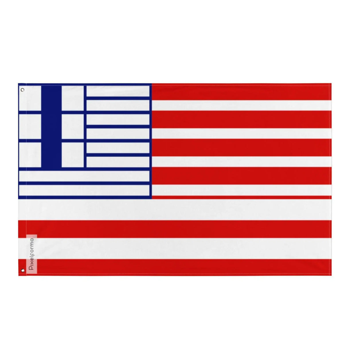 Drapeau lethbridge polyester résistant avec œillets à gauche