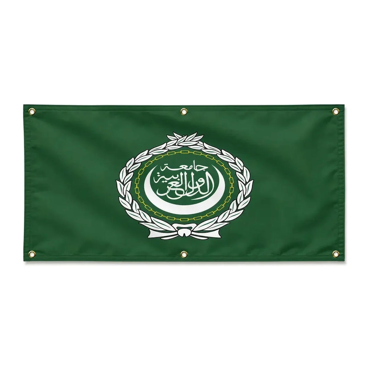 Drapeau ligue arabe polyester résistant aux intempéries