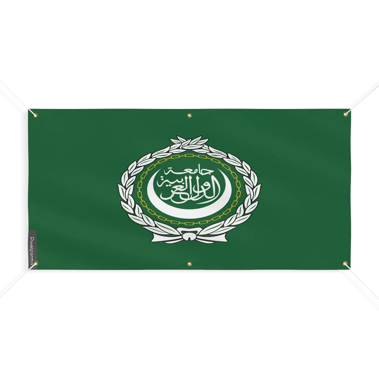 Drapeau ligue arabe polyester résistant aux intempéries