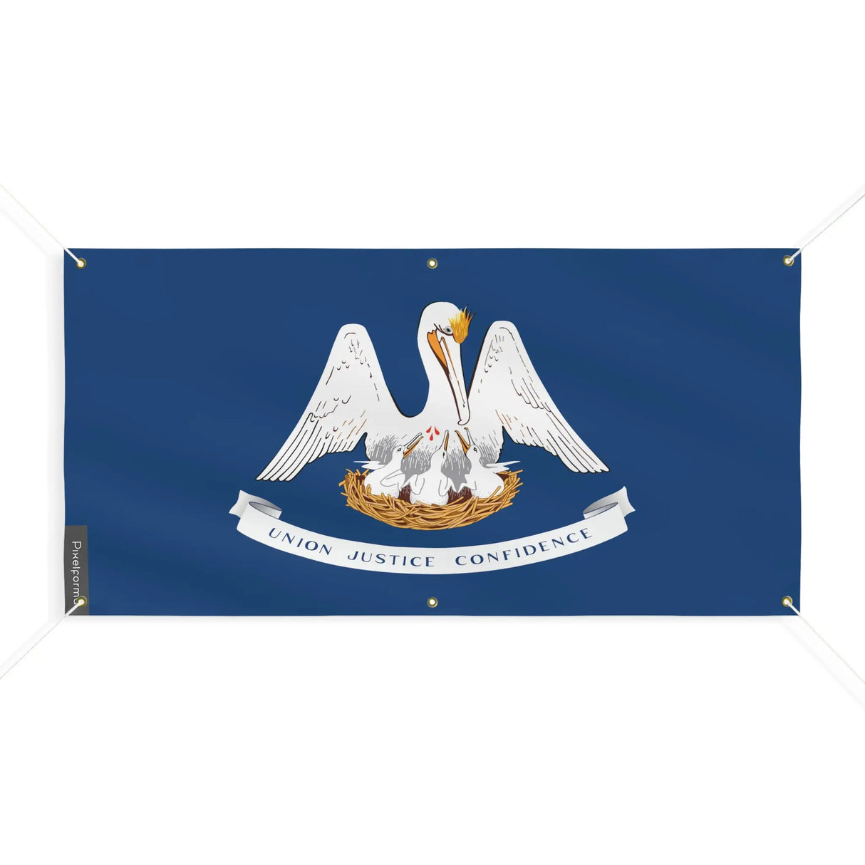 Drapeau louisiane polyester résistant aux intempéries