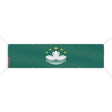 Drapeau macao polyester résistant œillets usage extérieur