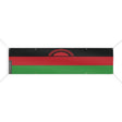 Drapeau malawi polyester résistant œillets usage extérieur