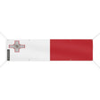Drapeau malte polyester résistant œillets usage extérieur