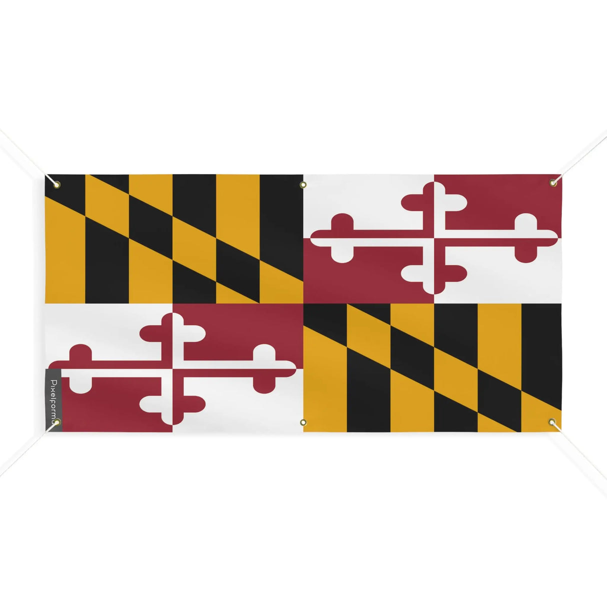 Drapeau maryland polyester résistant pour usage extérieur