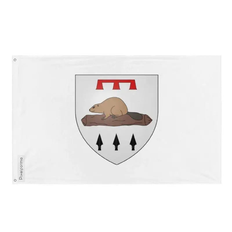 Drapeau matane polyester résistant avec œillets à gauche