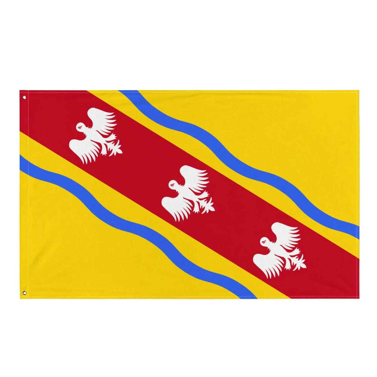 Drapeau meurthe-et-moselle polyester résistant ourlets robustes