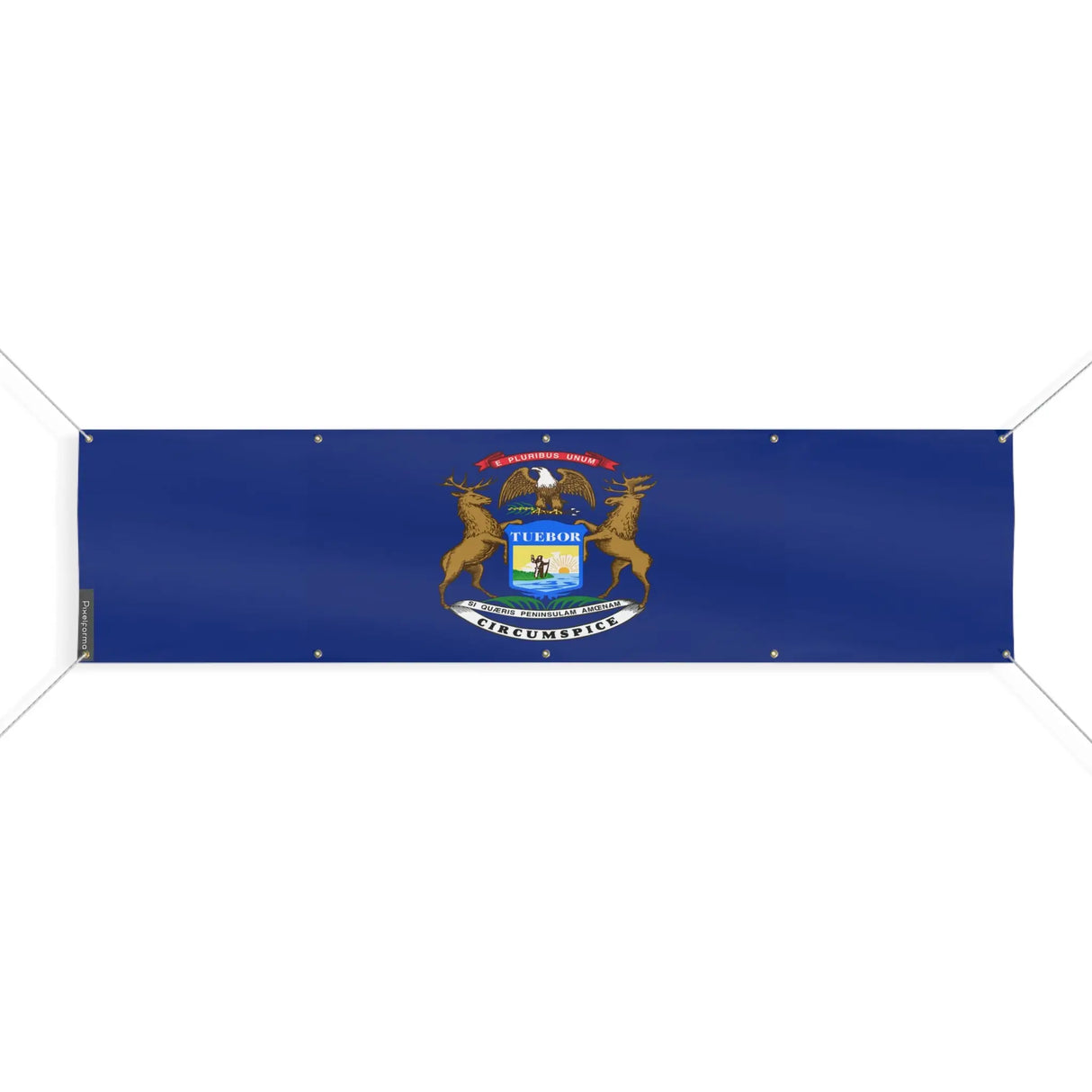 Drapeau michigan polyester résistant aux intempéries