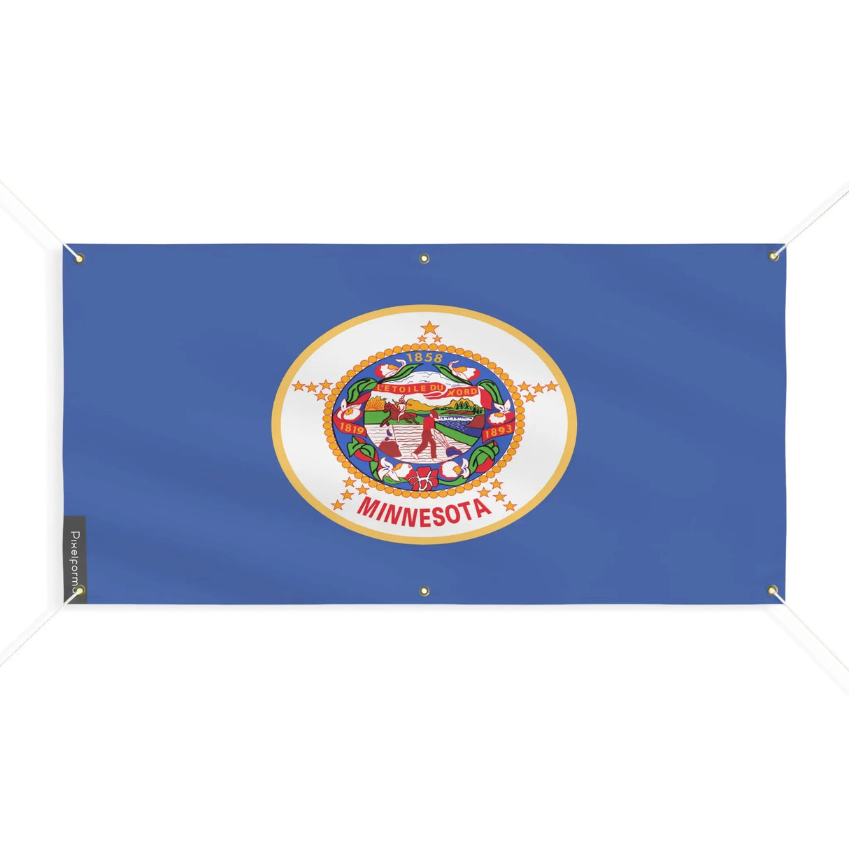 Drapeau minnesota polyester résistant aux intempéries