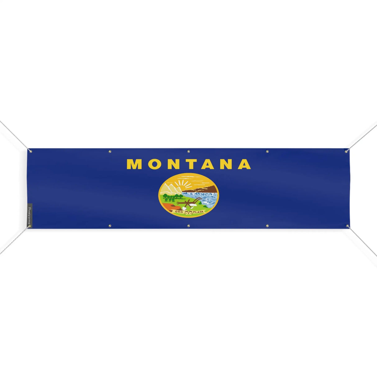 Drapeau montana polyester résistant aux intempéries