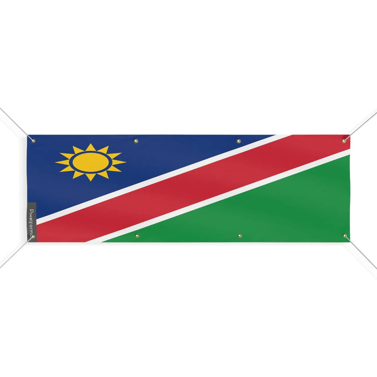 Drapeau namibie polyester résistant usage extérieur durable