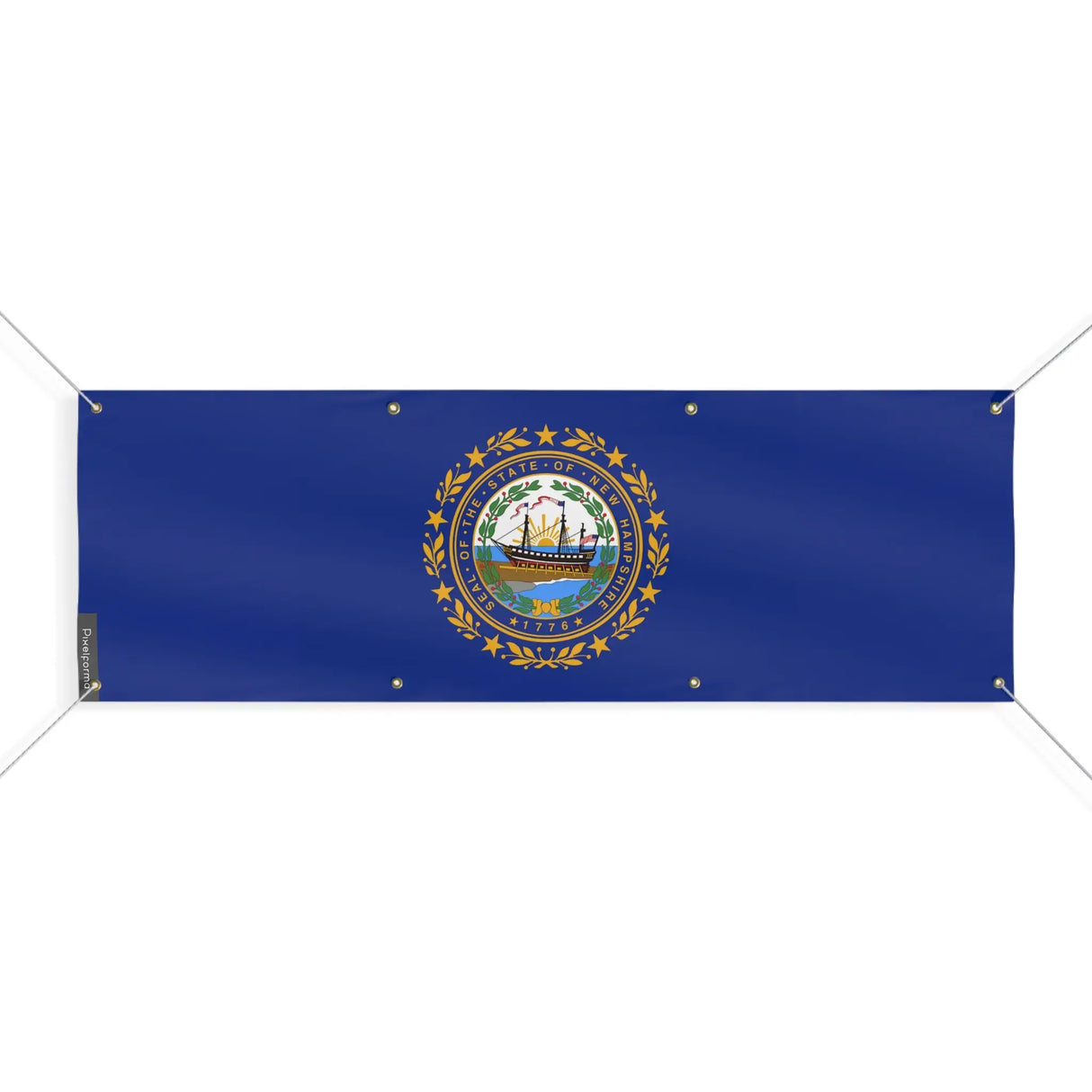 Drapeau new hampshire polyester résistant aux intempéries