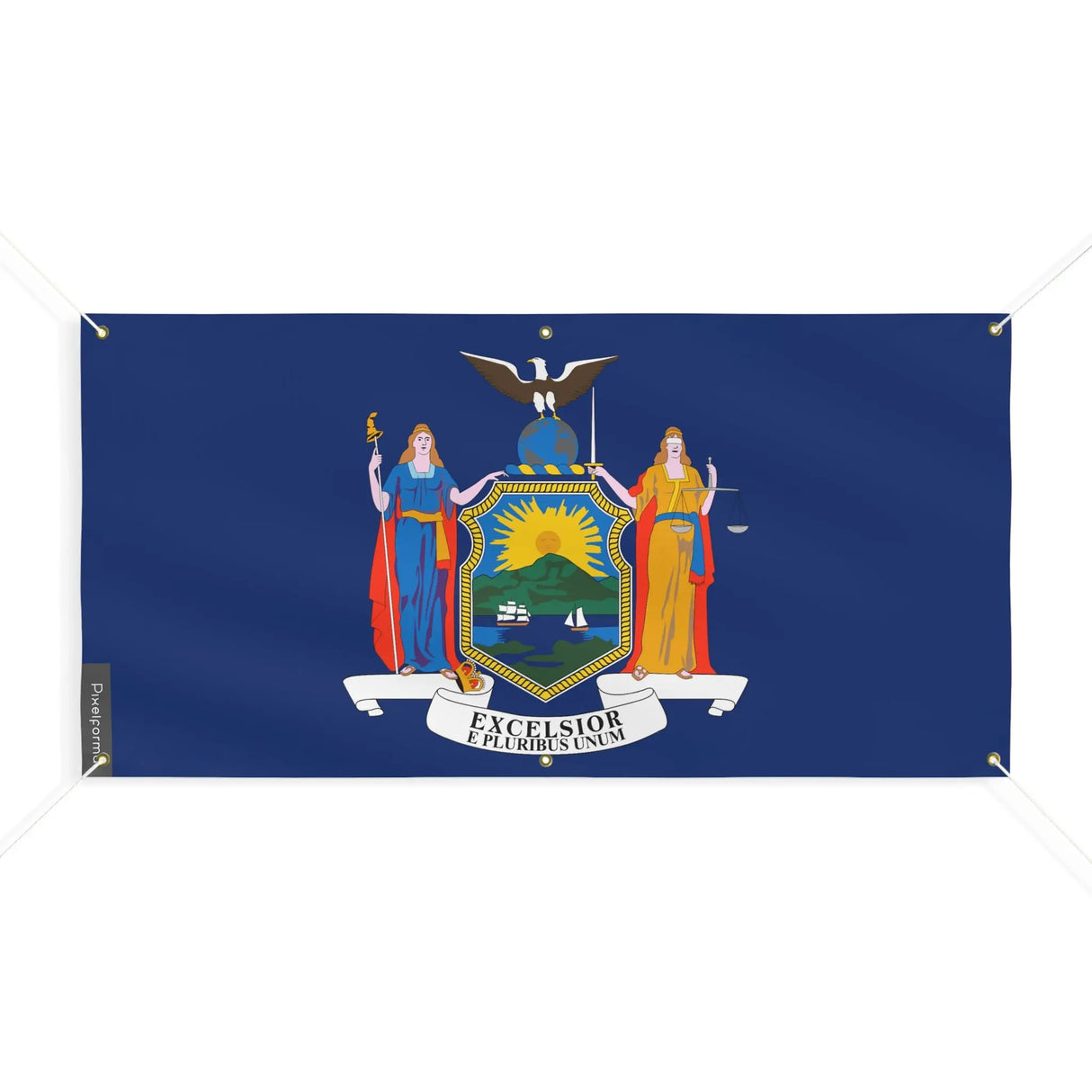 Drapeau new york polyester résistant aux intempéries
