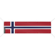 Drapeau norvège polyester résistant pour extérieur intempéries