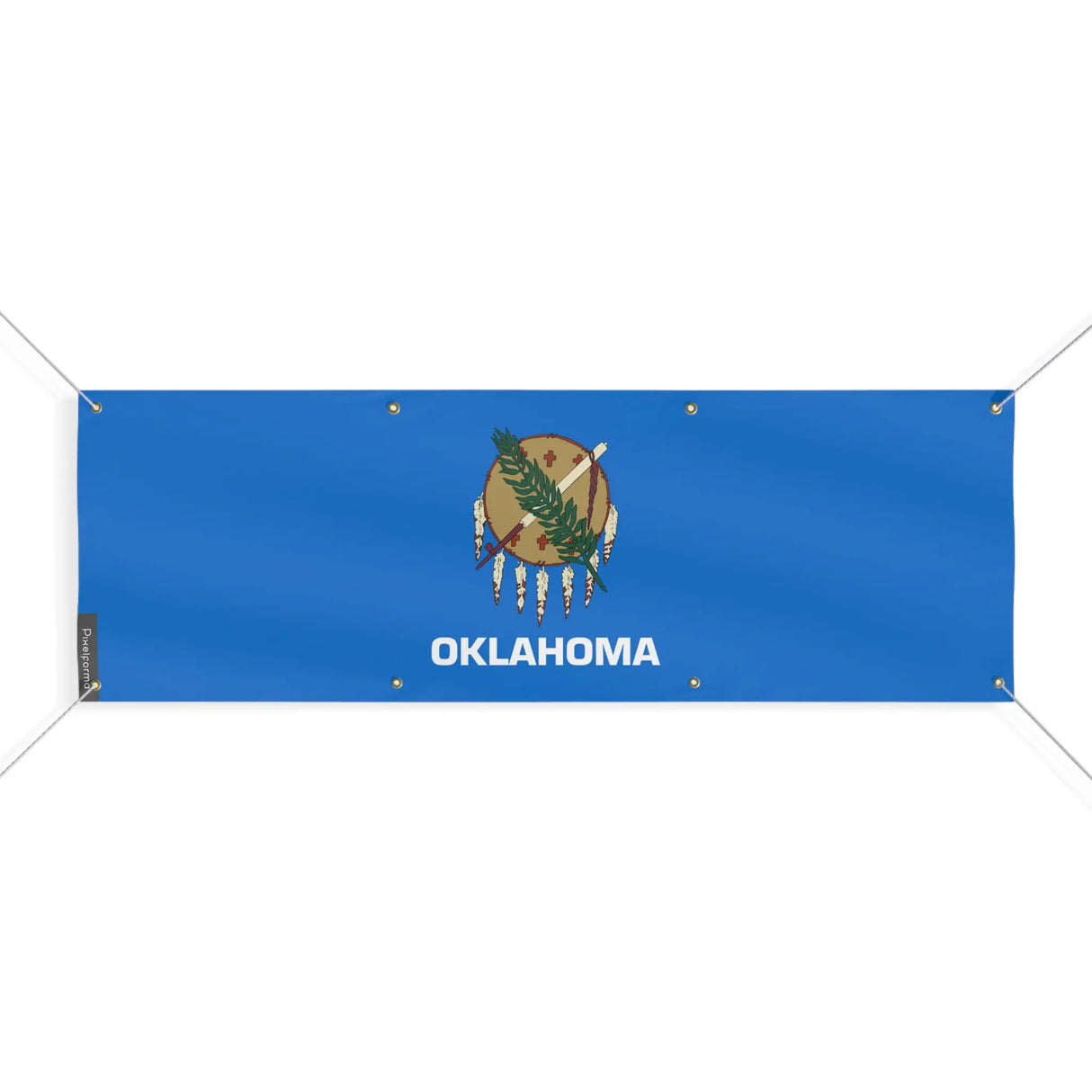 Drapeau oklahoma polyester résistant aux intempéries