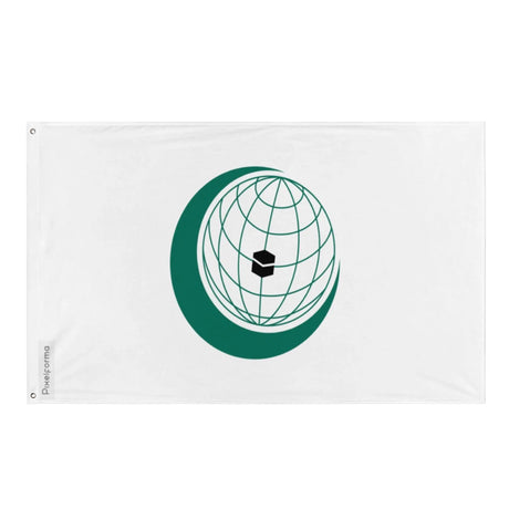 Drapeau organisation de la coopération islamique polyester résist