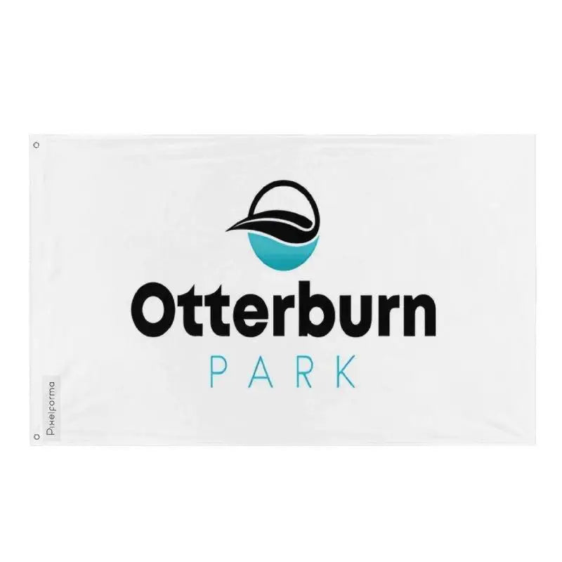Drapeau otterburn park polyester résistant œillets à gauche