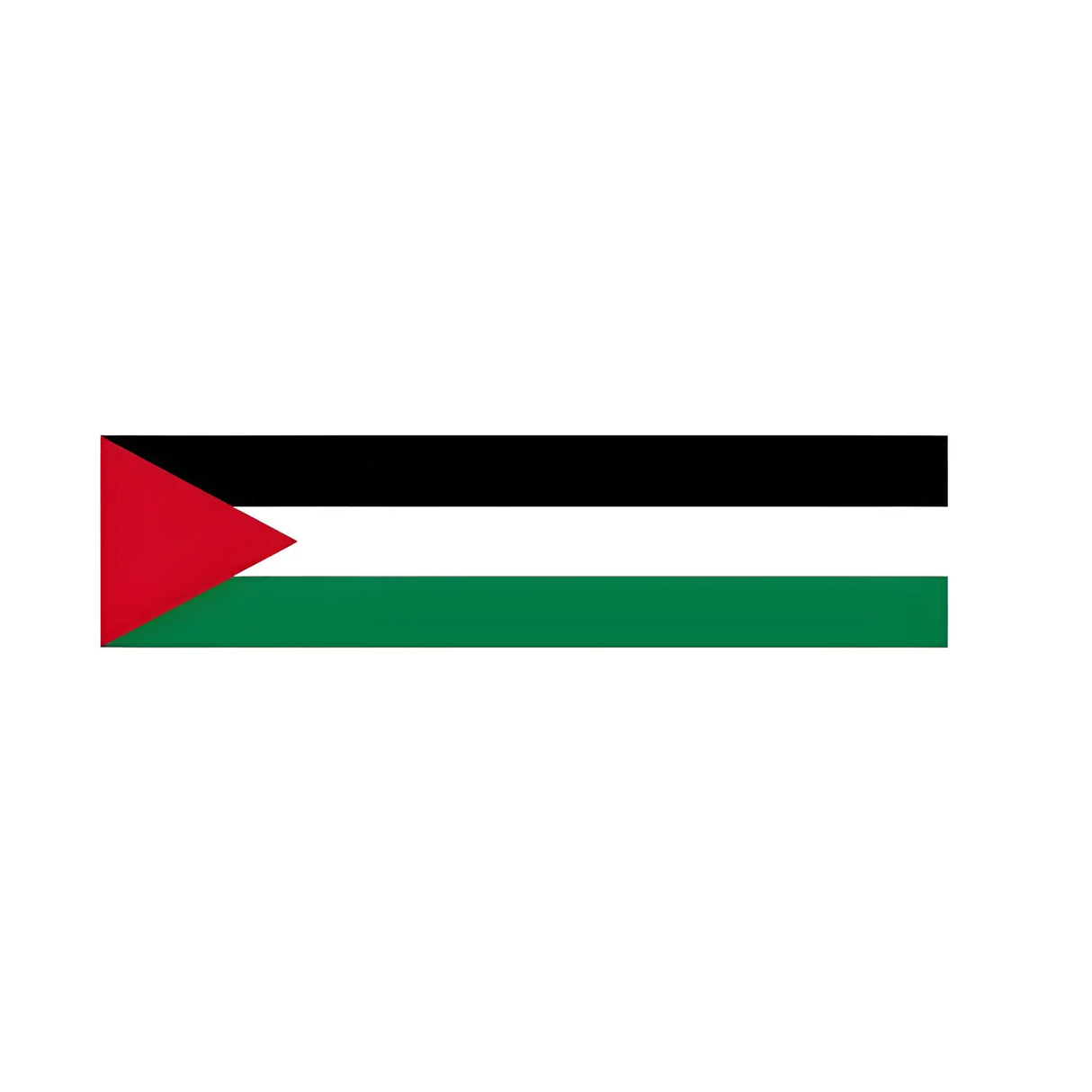 Drapeau palestine en polyester résistant avec œillets