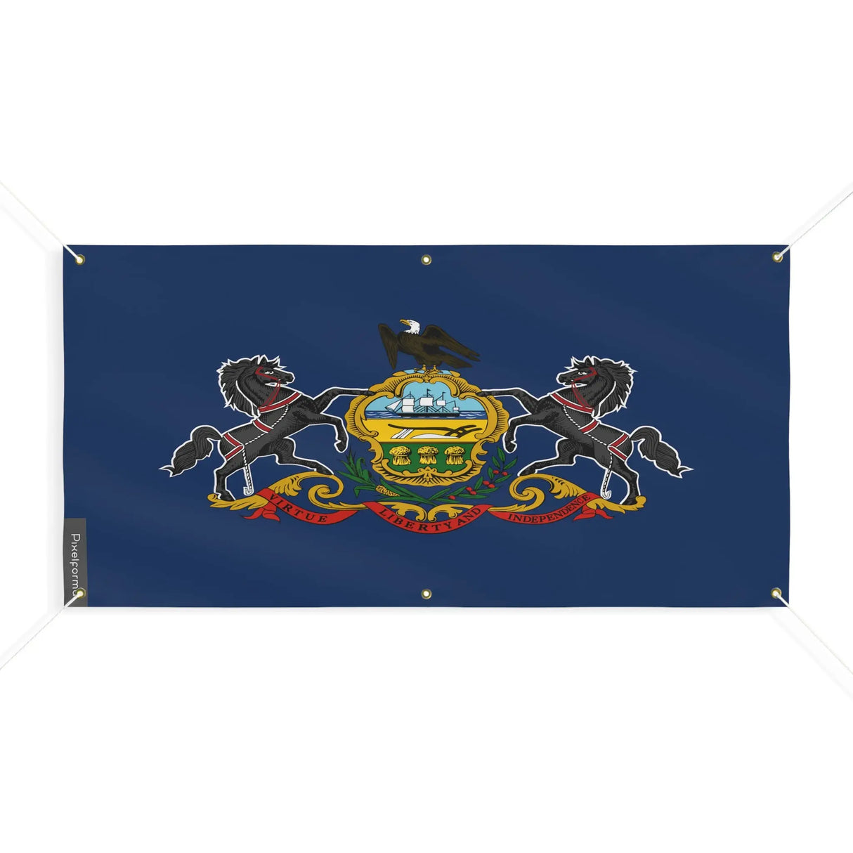 Drapeau pennsylvanie polyester résistant aux intempéries