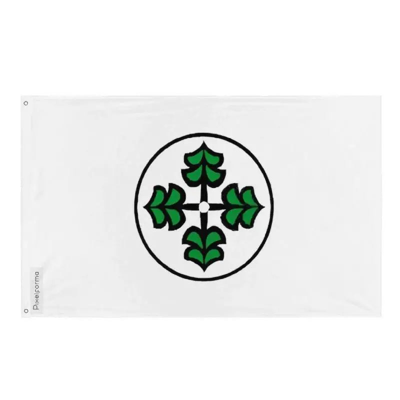 Drapeau port alberni polyester résistant œillets à gauche