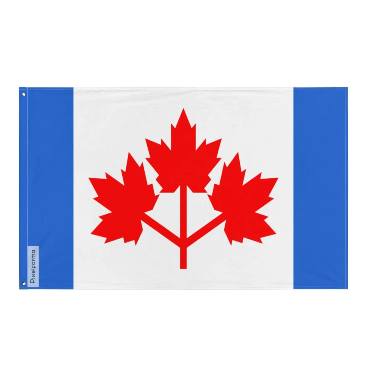 Drapeau proposition national canada polyester œillets gauche